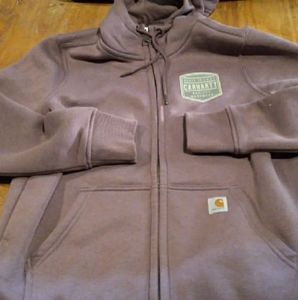 CARHARTT MAUVE CLARKSBURG HOODIE
